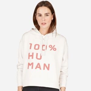 Everlane The 100% Human Typography Hoodie - Size Small